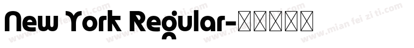 New York Regular字体转换